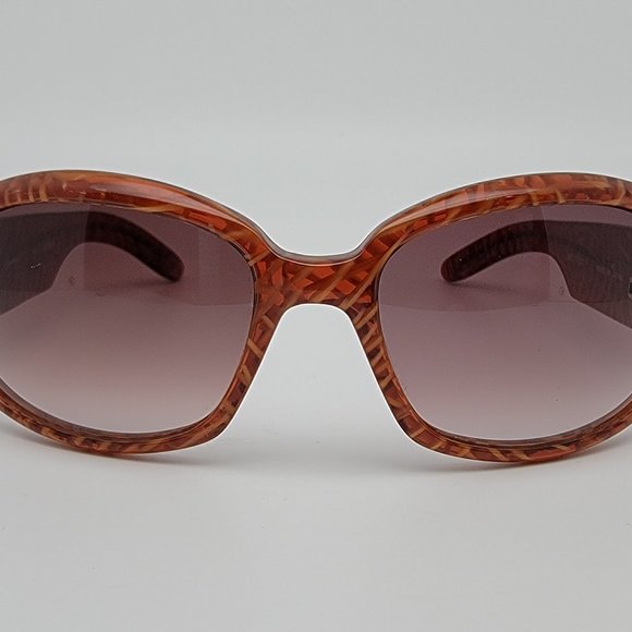 Sama PS-P Amber Mesh Frame Brown Gradient Lens Sunglasses Japan 56-17-120 main image 11